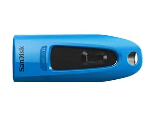 SanDisk Ultra - USB-flashstasjon - 64 GB USB 3.0 - bl&#229;