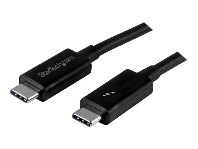 StarTech.com 1m (3.3ft) Thunderbolt 3 Cable, 20Gbps, 100W PD, 4K V...