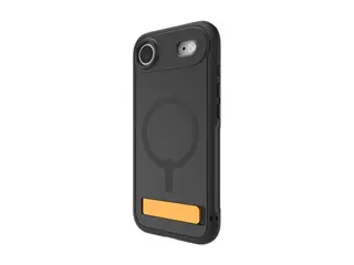 ZAGG Sedona Snap - Baksidedeksel for mobiltelefon med stativ - MagSafe-samsvar - grafen - flom svart - for Apple iPhone Air
