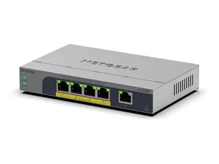 NETGEAR Easy Smart GS105EP - Switch - L3 smart - 1 x 10/100/1000 + 4 x 10/100/1000 (PoE+) - stasjonær, veggmonterbar - PoE+ (63 W)