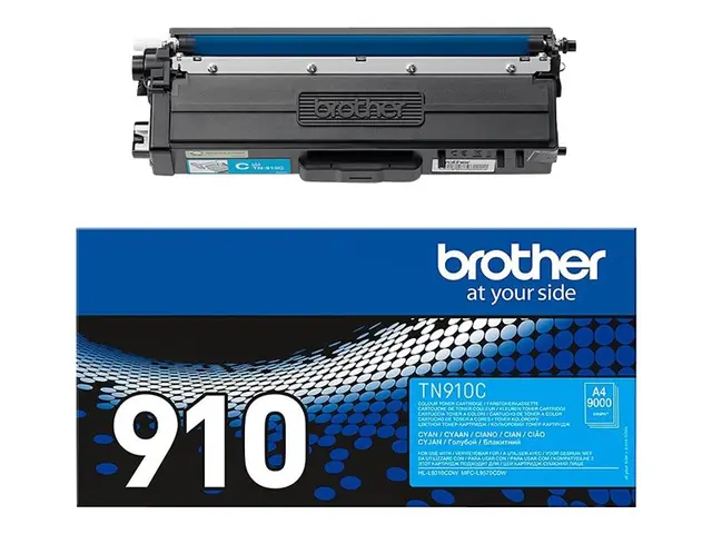 Brother TN910C - Ultra Jumbo - cyan - original - tonerpatron - for...