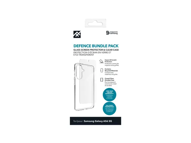 iFrogz Defence - Bundle pakke baksidedeksel for mobiltelefon blank...