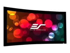 Elite Screens Lunette Series CURVE135WH1 Projeksjonsskjerm - veggmonterbar - 135" (343 cm) - 16:9 - CineWhite - svart