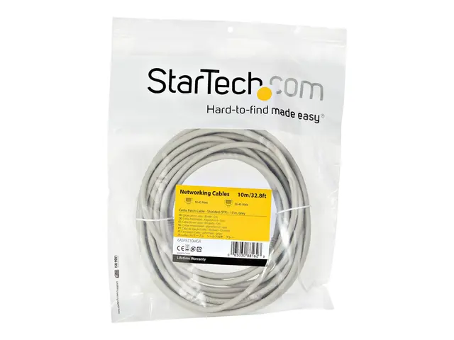 Startech 10m CAT6A Ethernet Cable, 10 Gigabit Shielded Snagless RJ...