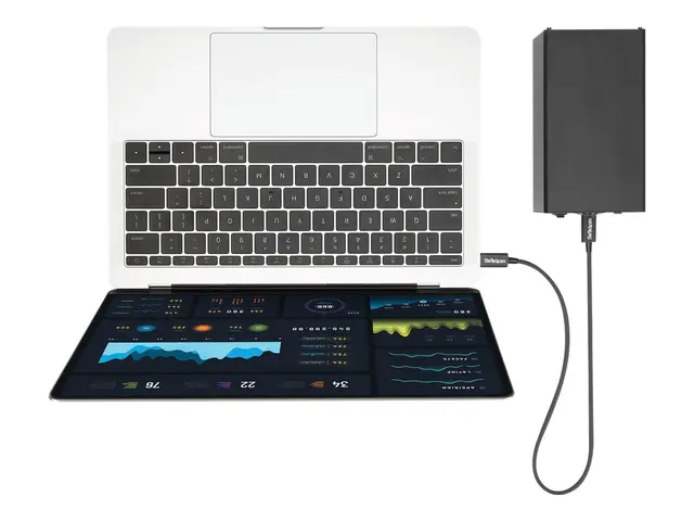 StarTech.com 50cm (1.6ft) Thunderbolt 3 Cable, 40Gbps, 100W PD, 4K...