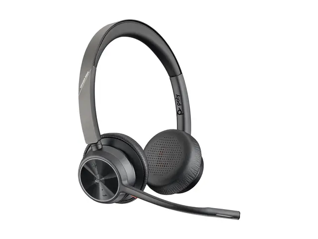 Poly Voyager 4320-M - 4300 series hodesett on-ear Bluetooth trådlø...