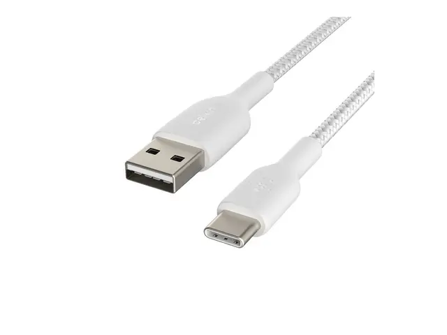 Belkin BoostCharge - USB-kabel USB-C (hann) til USB 3 m hvit
