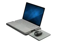 StarTech.com Lap Desk - For 13&quot; / 15&quot; Laptops Portable Notebook Lap Pad - Retractable Mouse Pad - Anti-Slip Heat-Guard Surface (NTBKPAD) - Notebook-matte - 13&quot; - 15&quot; - svart, gr&#229; - TAA-samsvar