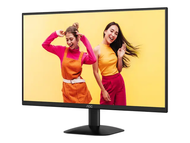 AOC Basic-line Q27B35E - LED-skjerm - 27" 2560 x 1440 QHD @ 75 Hz - IPS - 300 cd/m² - 1500:1 - HDR10 - 1 ms - HDMI, DisplayPort - svart 