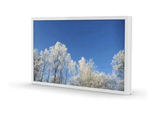 HI-ND EASY - Monteringssett (hylster) - landskap for LCD-skjerm - hvit - skjermstørrelse: 55" - veggmonterbar - for LG 55UH5N-E, 55UM5N-E; Samsung QM55C