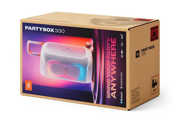 JBL PartyBox 330 - Selskapshøyttaler - for bærbar bruk - trådløs -...