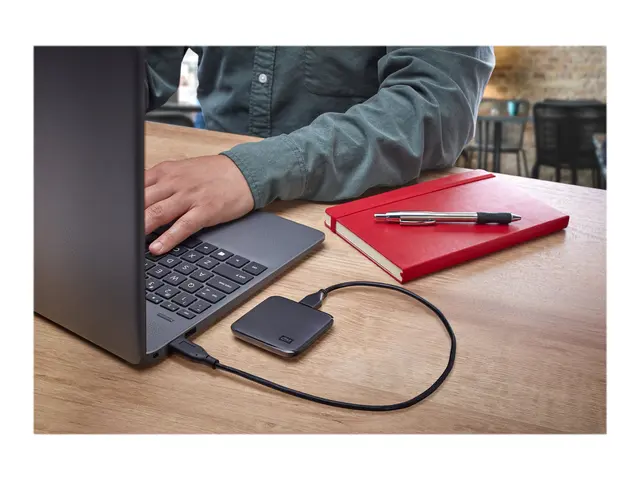 WD Elements SE WDBAYN0010BBK - SSD 1 TB ekstern (bærbar) USB 3.0