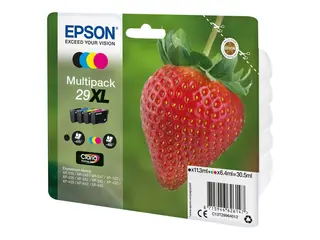 Epson 29XL Multipack - 4-pack - 30.5 ml - XL svart, gul, cyan, magenta - original - blære med RF/lyd-alarm - blekkpatron - for Expression Home XP-235, 245, 247, 255, 332, 335, 342, 345, 432, 435, 442, 445, 455