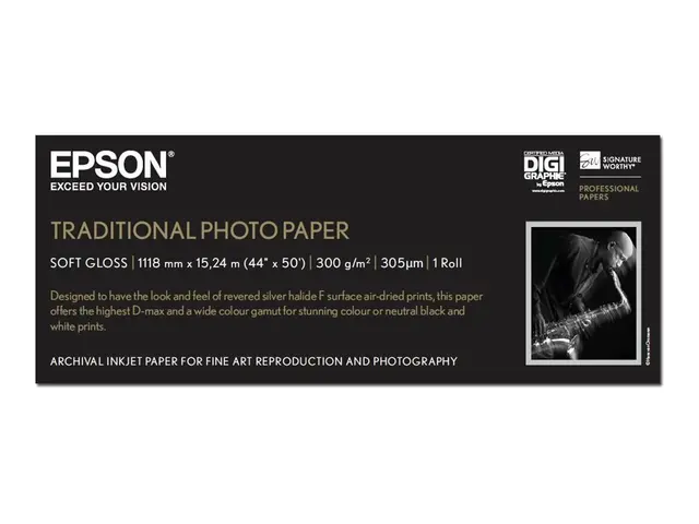 Epson Traditional Photo Paper - Rull (111,8 cm x 15 m) 300 g/m² fo...