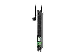 APC EasyPDU EPDU2016M - Strømfordelerenhet (kan monteres i rack) målt - AC 230 V - 3680 VA - enkeltfase - Ethernet 10/100/1000, serial, USB - utgangskontakter: 8 (power IEC 60320 C13) - 1U - 19" - 2.5 m kabel - svart