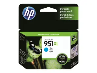 HP 951XL - 24 ml - Høy ytelse - cyan original - blekkpatron - for Officejet Pro 251dw, 276dw, 8100, 8600, 8600 N911a, 8610, 8615, 8620, 8625, 8630
