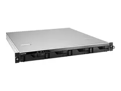 ASUSTOR Lockerstor 4RS AS6504RS NAS-server - 4 br&#248;nner - kan monteres i rack - SATA 6Gb/s - RAID 0, 1, 5, 6, 10, JBOD - RAM 8 GB - Gigabit Ethernet / 2.5 Gigabit Ethernet - iSCSI st&#248;tte - 1U - med skinnesett