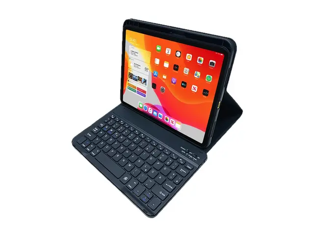 Deqster Slim Combo - Tastatur og folioveske (keyboard) - trådløs -...