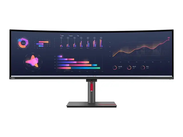 Lenovo ThinkVision P49w-30 - LED-skjerm kurvet 49" 5120 x 1440 Ult...