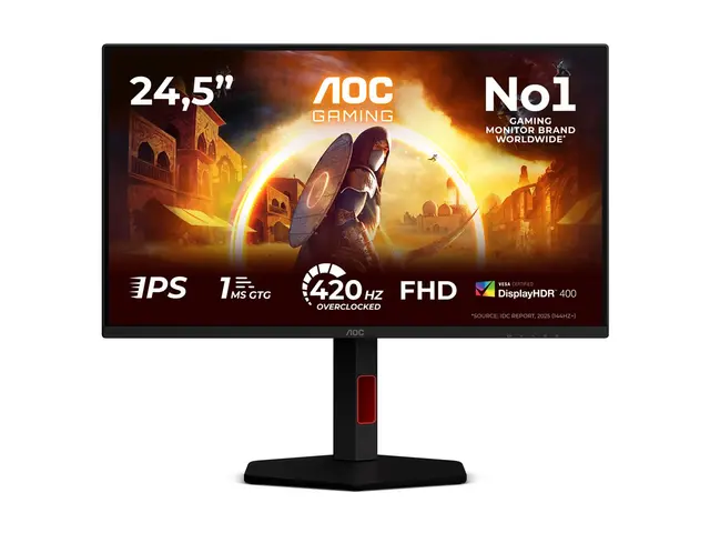 AOC Gaming 25G4KUR - G4 Series LED-skjerm gaming 25" (24.5" synlig...