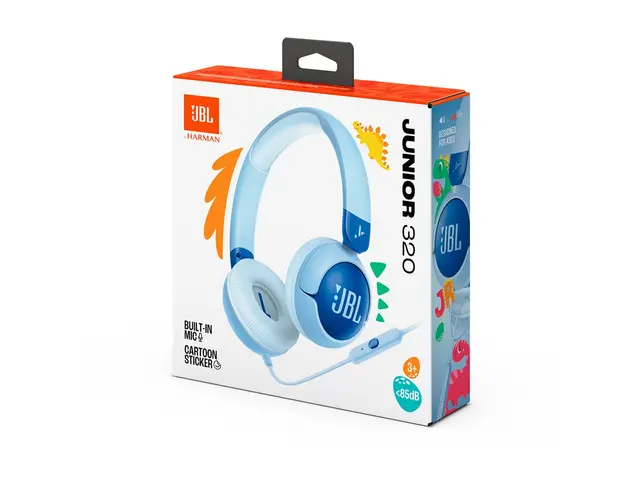 JBL Junior 320 - Hodetelefoner med mikrofon - full størrelse - kab...