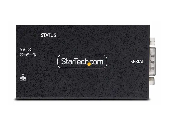 StarTech.com Serial to Ethernet Adapter, IP LAN RS232 DB9 Converte...