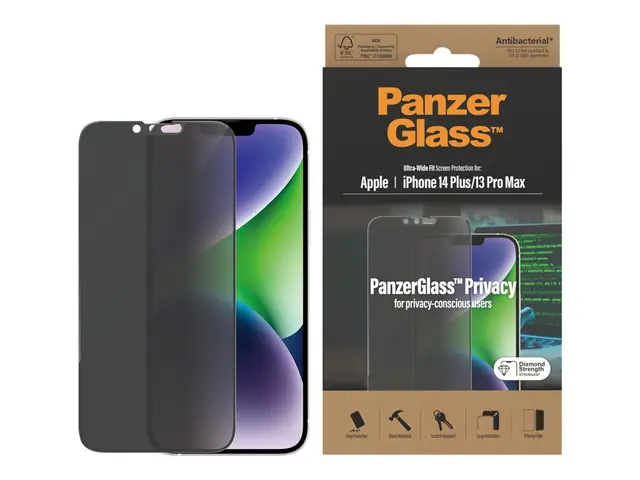 PanzerGlass - Skjermbeskyttelse for mobiltelefon ultrabred passfor...