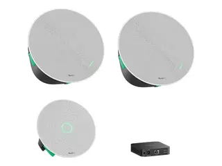 Yealink CMKIT-121 - Videokonferansesett (CM20 takmikrofon, 2 CS10 takhøyttalere, RCH40 E2 bryter) Certified for Microsoft Teams