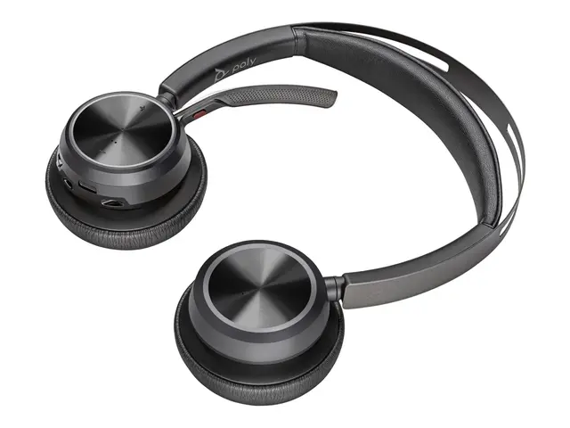 Poly Voyager Focus 2 - Hodesett on-ear Bluetooth trådløs, kablet U...