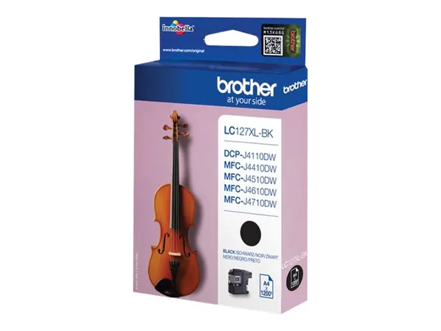 Brother LC127XLBK - Super High Yield svart original blekkpatron fo...