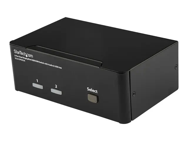 StarTech.com Dual Monitor DisplayPort KVM Switch - 2 Port - USB 2....