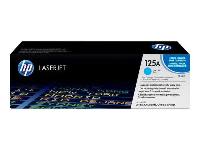 HP 125A - Cyan original LaserJet tonerpatron (CB541A) for Color CM...