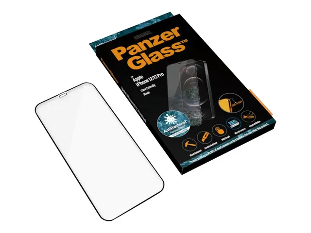 PanzerGlass - Skjermbeskyttelse for mobiltelefon - glass - 6.1" - ...