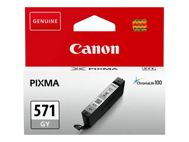 Canon CLI-571GY - 7 ml - grå - original - blekkbeholder - for PIXM...