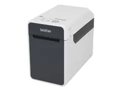 Brother TD-2130N - Etikettskriver - direktetermisk Rull (6,3 cm) - 300 dpi - inntil 152.4 mm/sek - USB 2.0, LAN, seriell, USB-vert - kutter