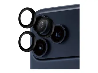 PanzerGlass Hoops - Linsebeskytter for mobiltelefon svart - for Apple iPhone 16 Pro, 16 Pro Max, 17 Pro, 17 Pro Max