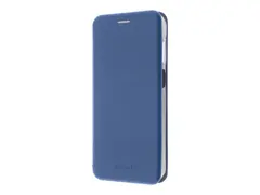 Insmat Exclusive - Lommebok for mobiltelefon polyuretan, kartong+papir+aluminiumsfolie, termoplastisk polyuretan (TPU) holder - elektrisk blå - for Samsung Galaxy A25