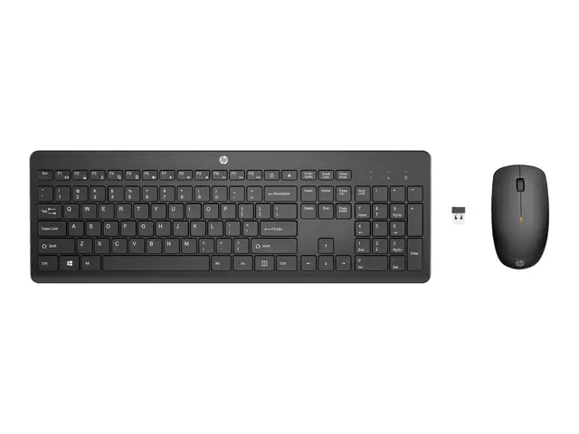 HP 230 - Tastatur- og mussett trådløs 2.4 GHz Pan Nordic hvit for ...