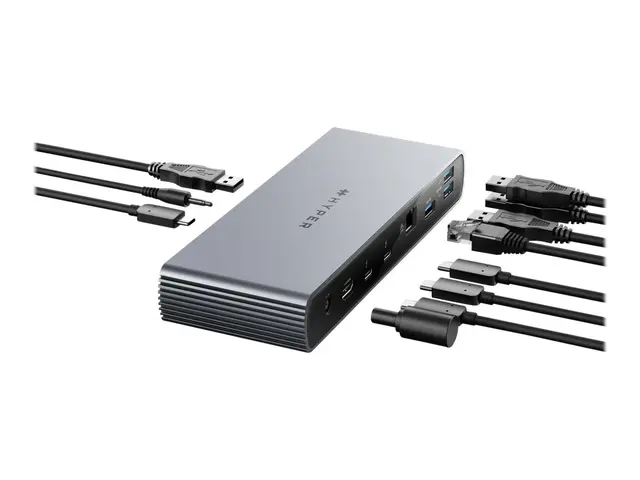 Targus HyperDrive - dokkingstasjon USB-C / Thunderbolt 4 HDMI 1GbE...