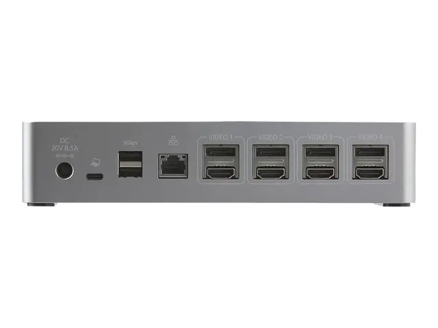StarTech.com USB-C Dock, 4K 60Hz Quad Monitor DisplayPort & HDMI, ...