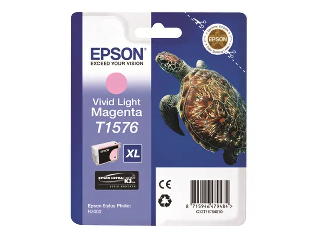 Epson T1576 - 25.9 ml - livlig lys magenta - original - blister - ...