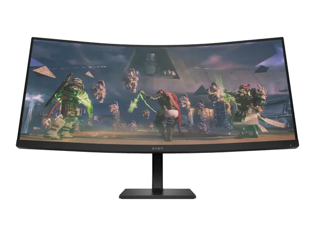 OMEN by HP 34c - LED-skjerm gaming kurvet 34" 3440 x 1440 WQHD @ 1...