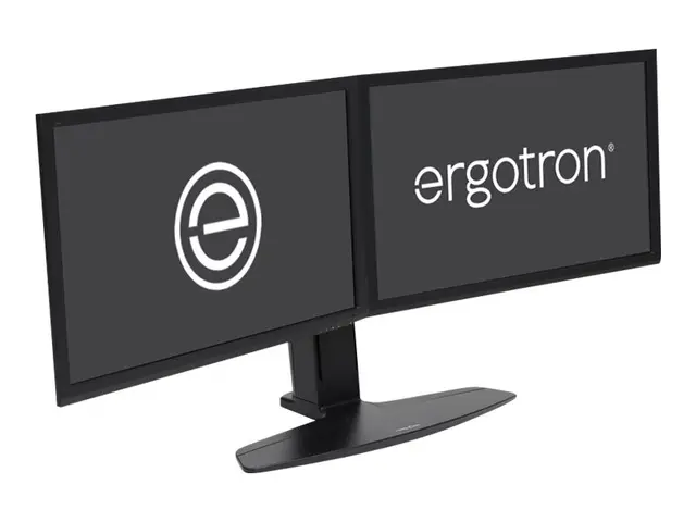Ergotron Neo-Flex - Stativ for 2 LCD-skjermer svart skjermstørrels...