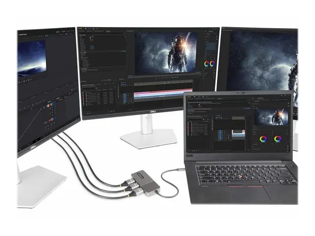 StarTech.com 3-Port USB-C MST Hub, USB Type-C to 3x HDMI Multi-Mon...