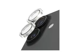 PanzerGlass Hoops - Linsebeskytter for mobiltelefon glitrende s&#248;lv - for Apple iPhone 16, 16 Plus, 17