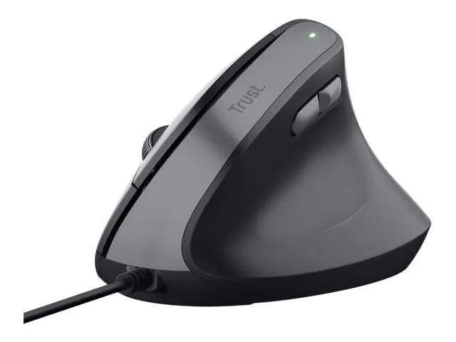 Trust Bayo II - Vertikal mus ergonomisk høyrehendt optisk 6 knappe...