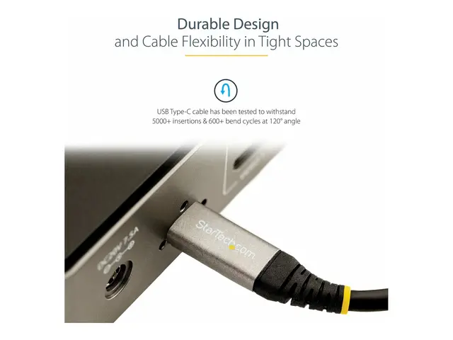 StarTech.com 3ft (1m) USB C Cable 10Gbps, USB-IF Certified USB-C C...