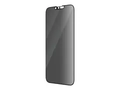 PanzerGlass - Skjermbeskyttelse for mobiltelefon ultrabred passform - glass - med personvernsfilter - rammefarge svart - for Apple iPhone 13 Pro Max, 14 Plus