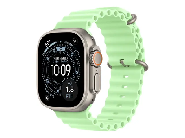 Apple - Bånd for smart armbåndsur 49 mm, naturlig titanfinish 130 ...