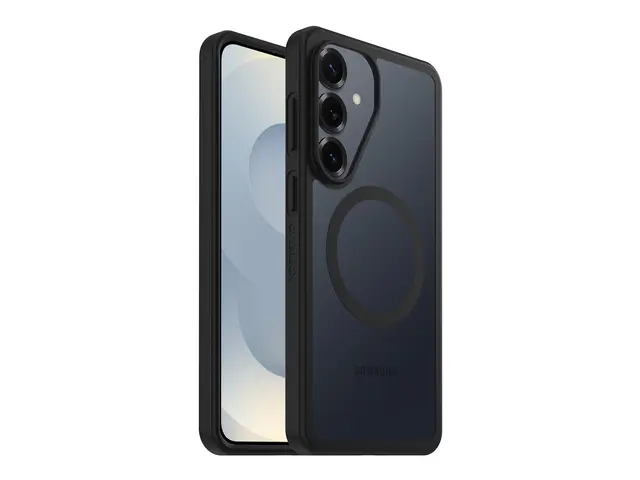OtterBox React Series - Baksidedeksel for mobiltelefon svart kryst...